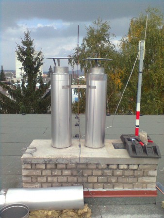 komínové izolované nástavce